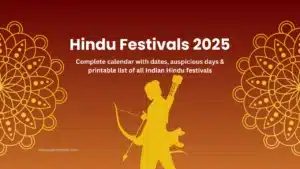Hindu Festivals 2025: Complete calendar with dates, auspicious days & list of all Indian Hindu festivals